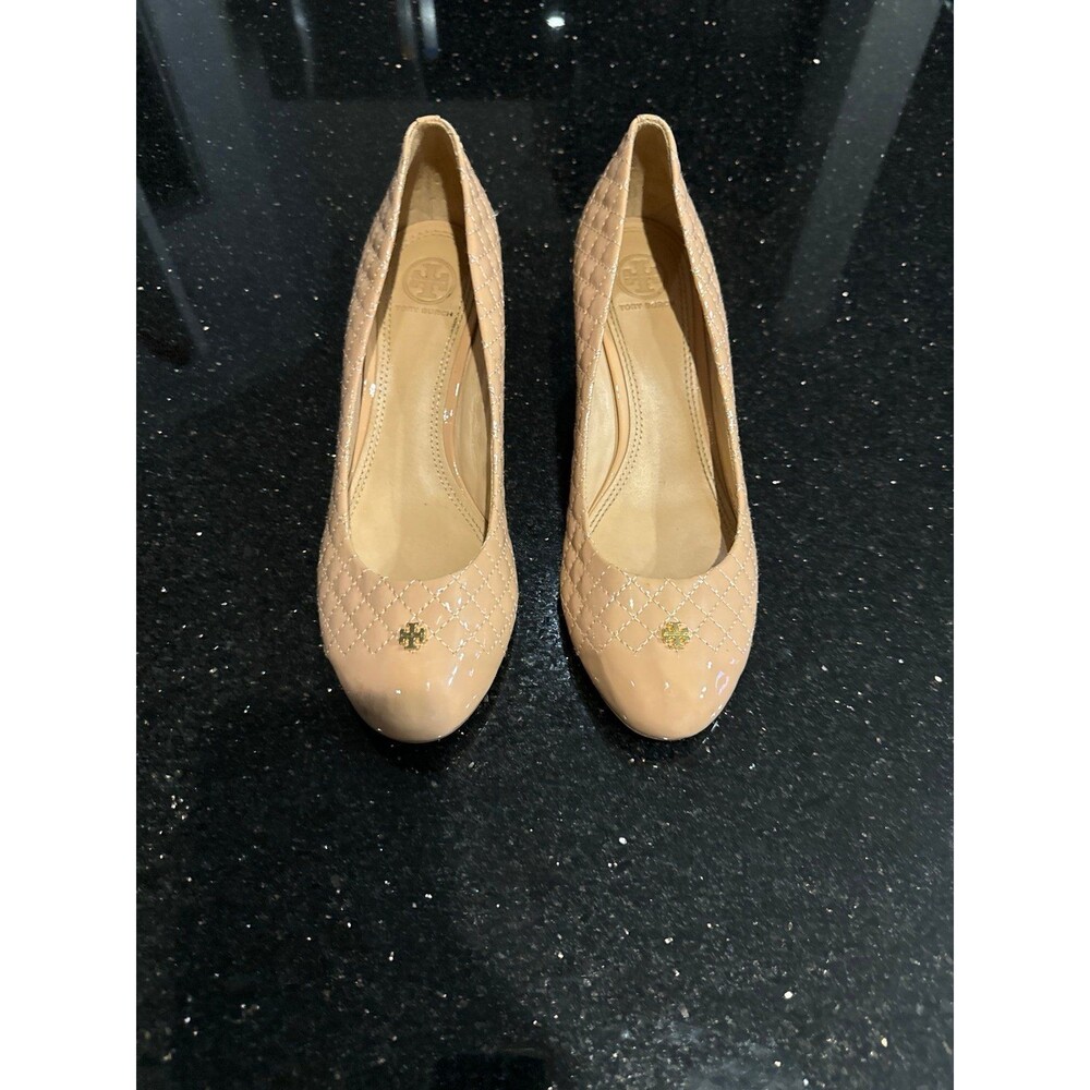 Tory Burch Wedge Patent Leather Heels Size 9 Women’s